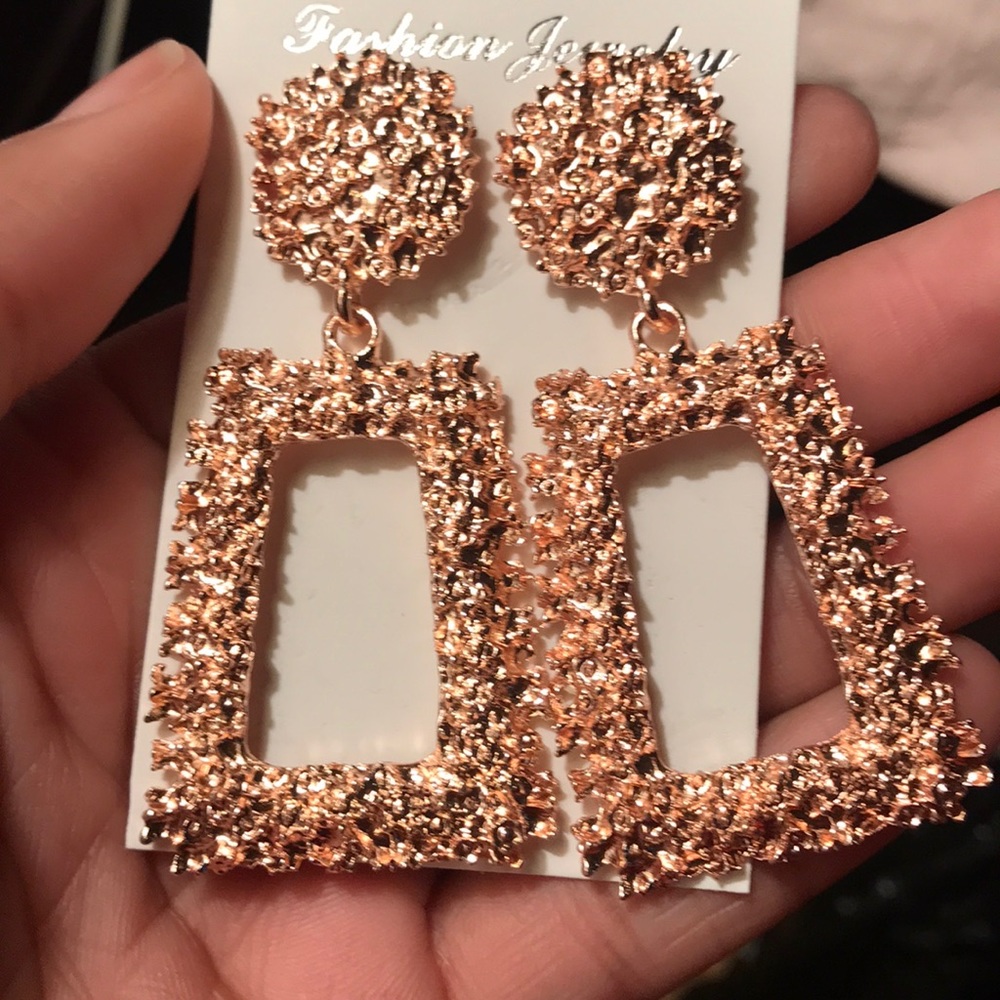 Geometric Drop Earrings
